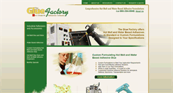 Desktop Screenshot of gluefactoryadhesives.com